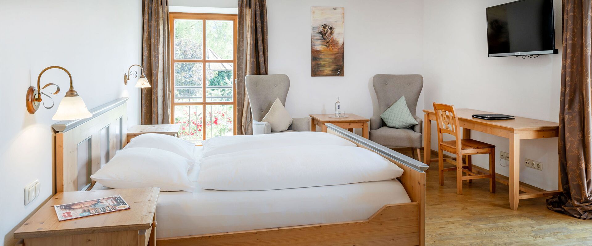 Standard-Doppelzimmer: Sonnenwaldzimmer mit Balkon