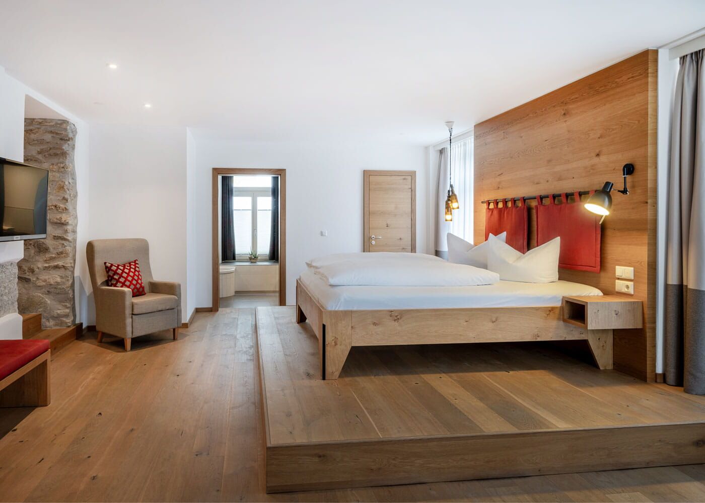 Premium-Doppelzimmer im Brauhauszimmer mit Terrasse