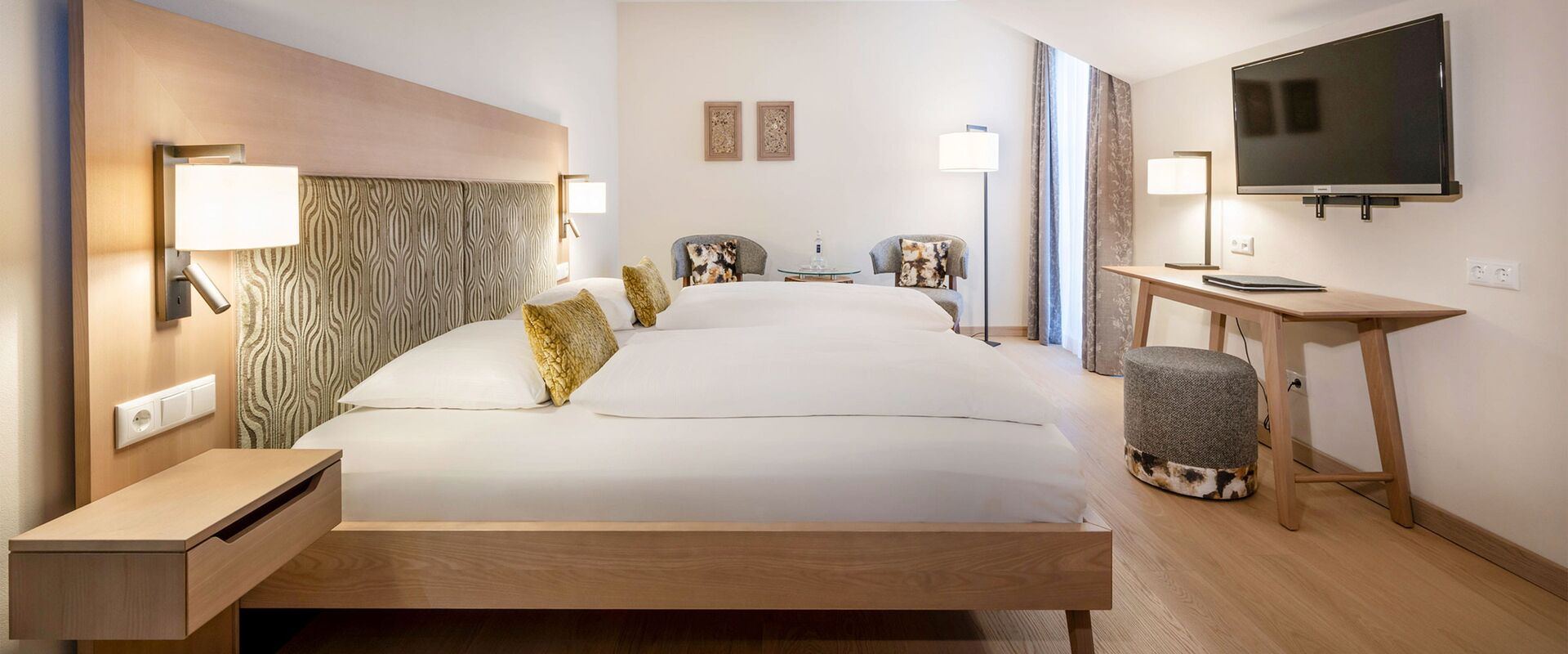 Premium-Doppelzimmer: Naturgenusszimmer mit Balkon und Whirlpool