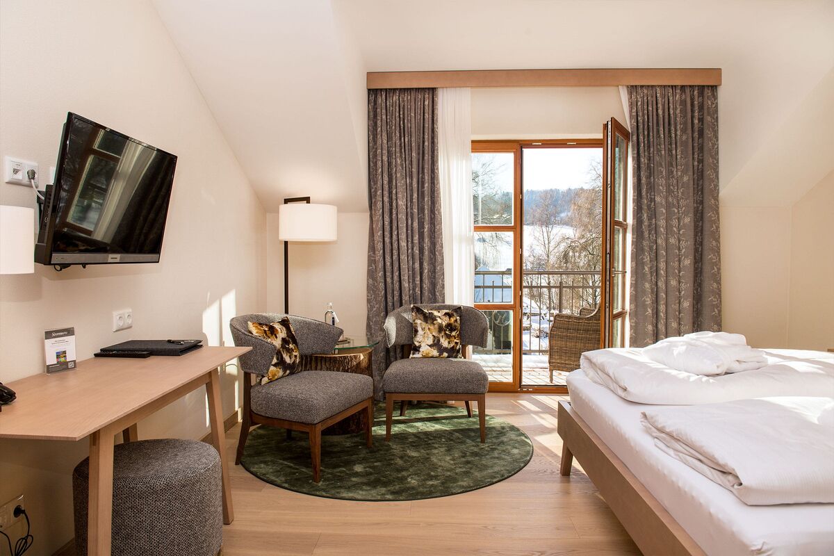 Wohnen im Naturgenusszimmer mit Balkon